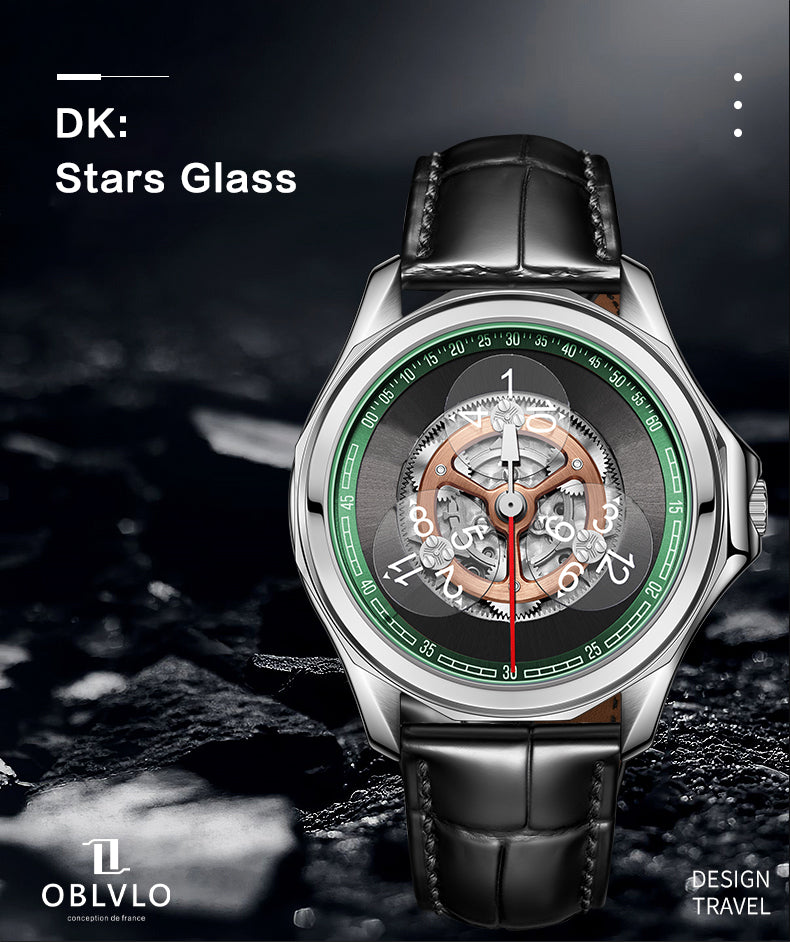 Automatic Men's Luxury Watches -  Oblvlo Designer DK-STA