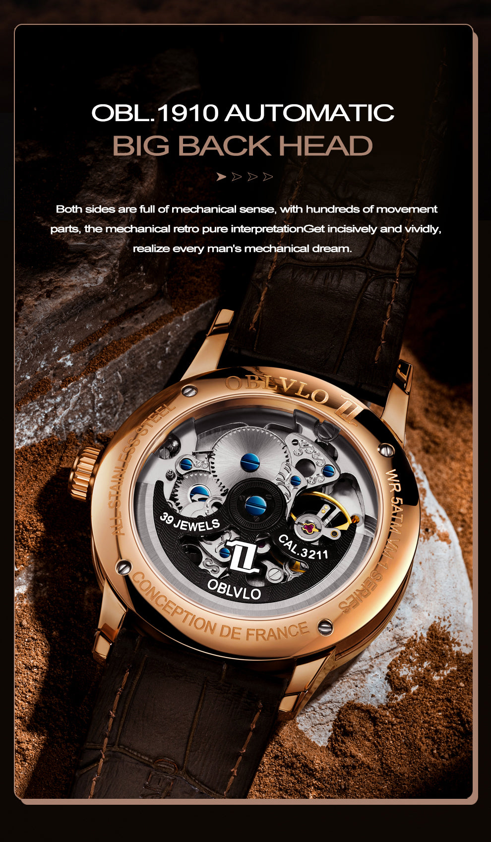 Luxury Automatic Movement Men's Watches