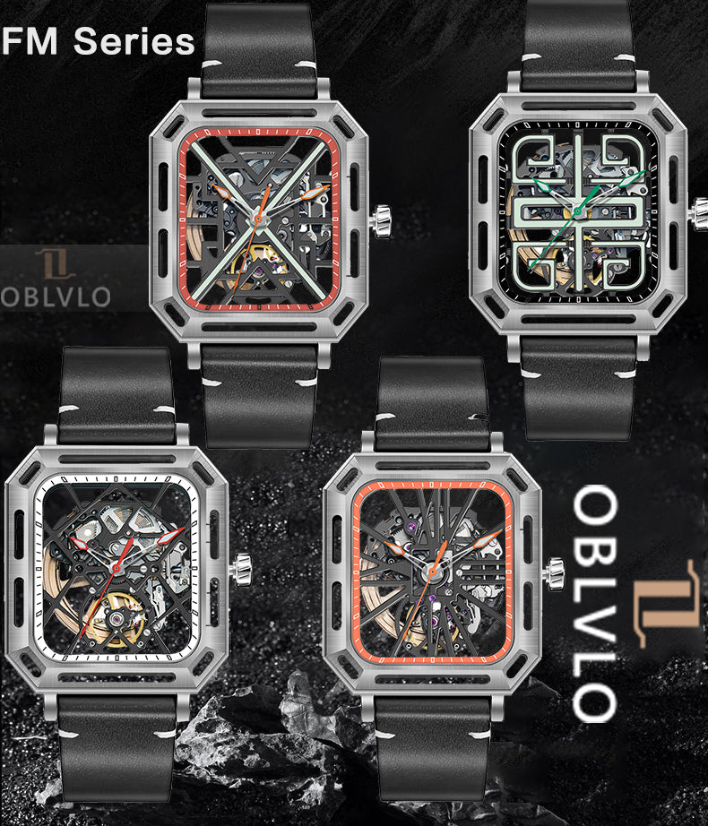 Oblvlo Design Luxury Men's Automatic Watches