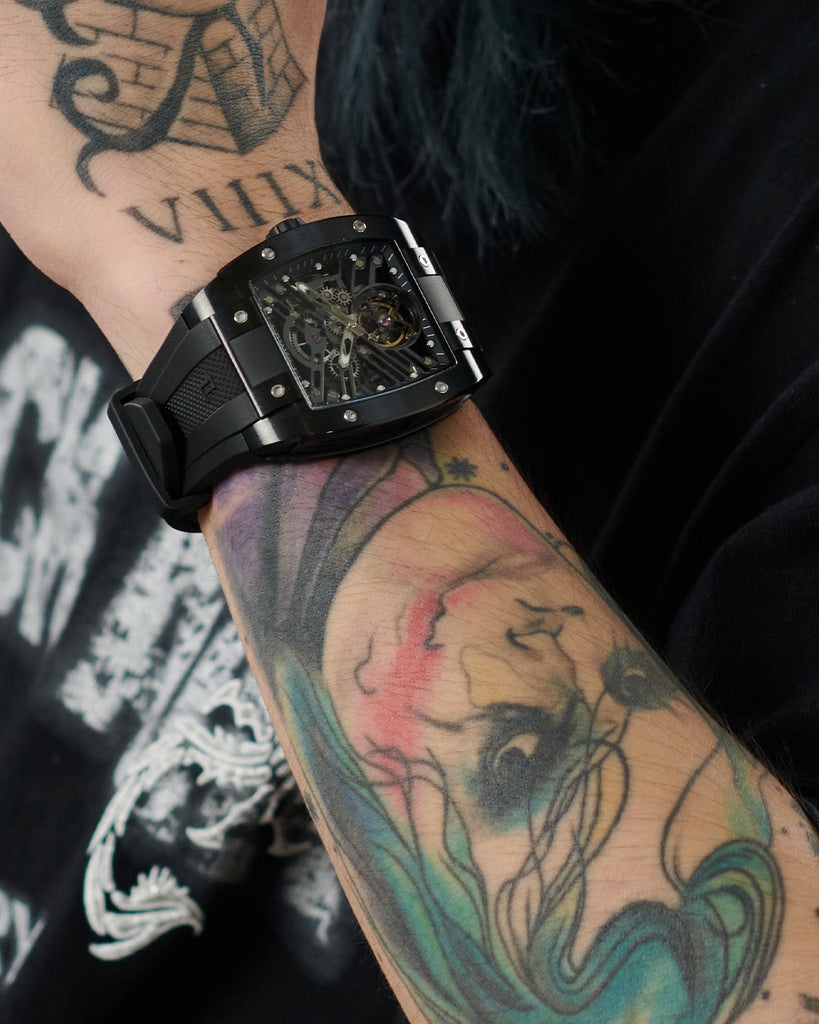 Black PVD OBLVLO EM-ST Automatic Watches