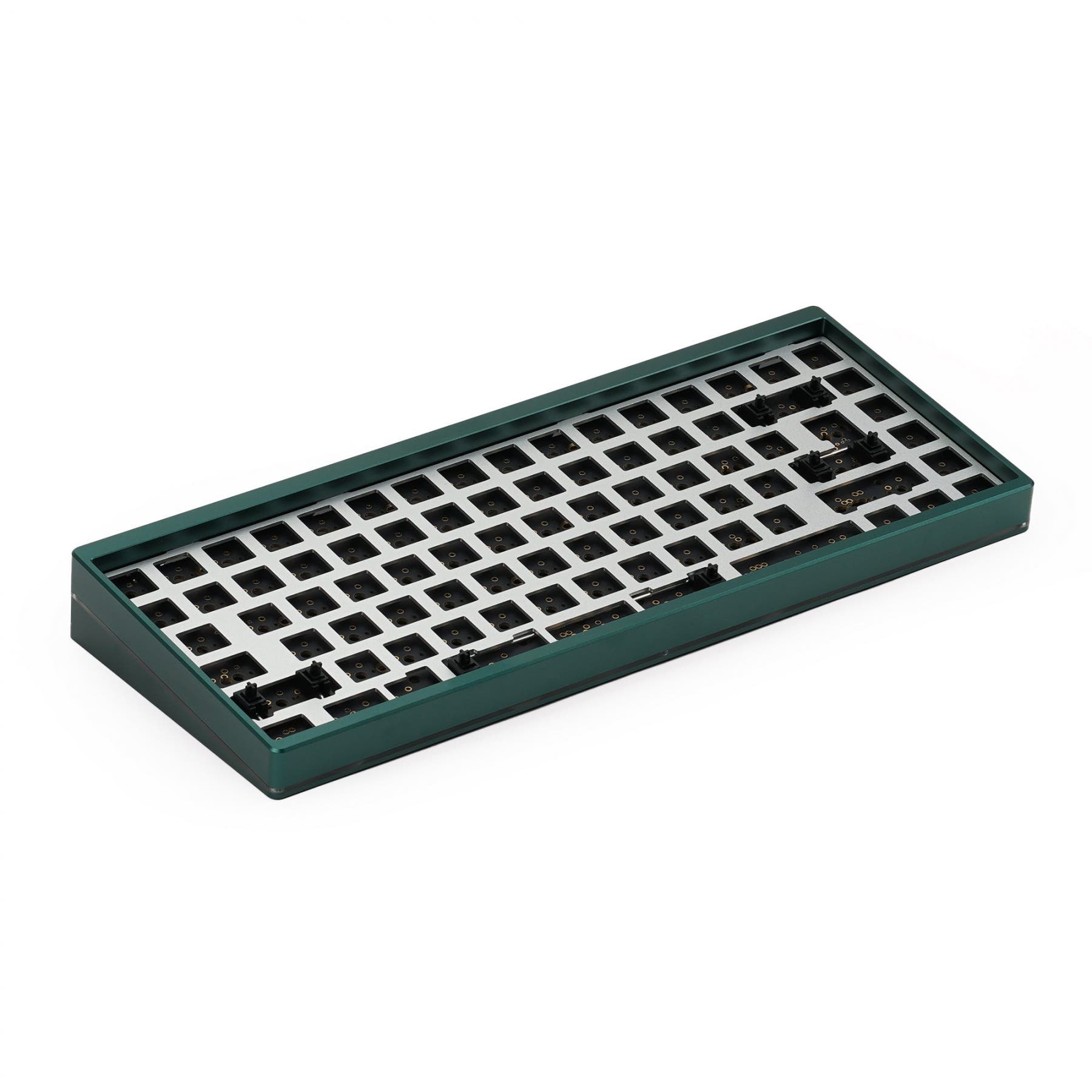 KBDFans KBD75 v3.1 Barebones 75% DIY Kit PC Plate Pine Green Default Title