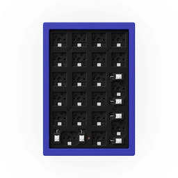 Keychron Q0 Aluminum Numpad Hotswap RGB Mechanical Keyboard as variant: Blue / None