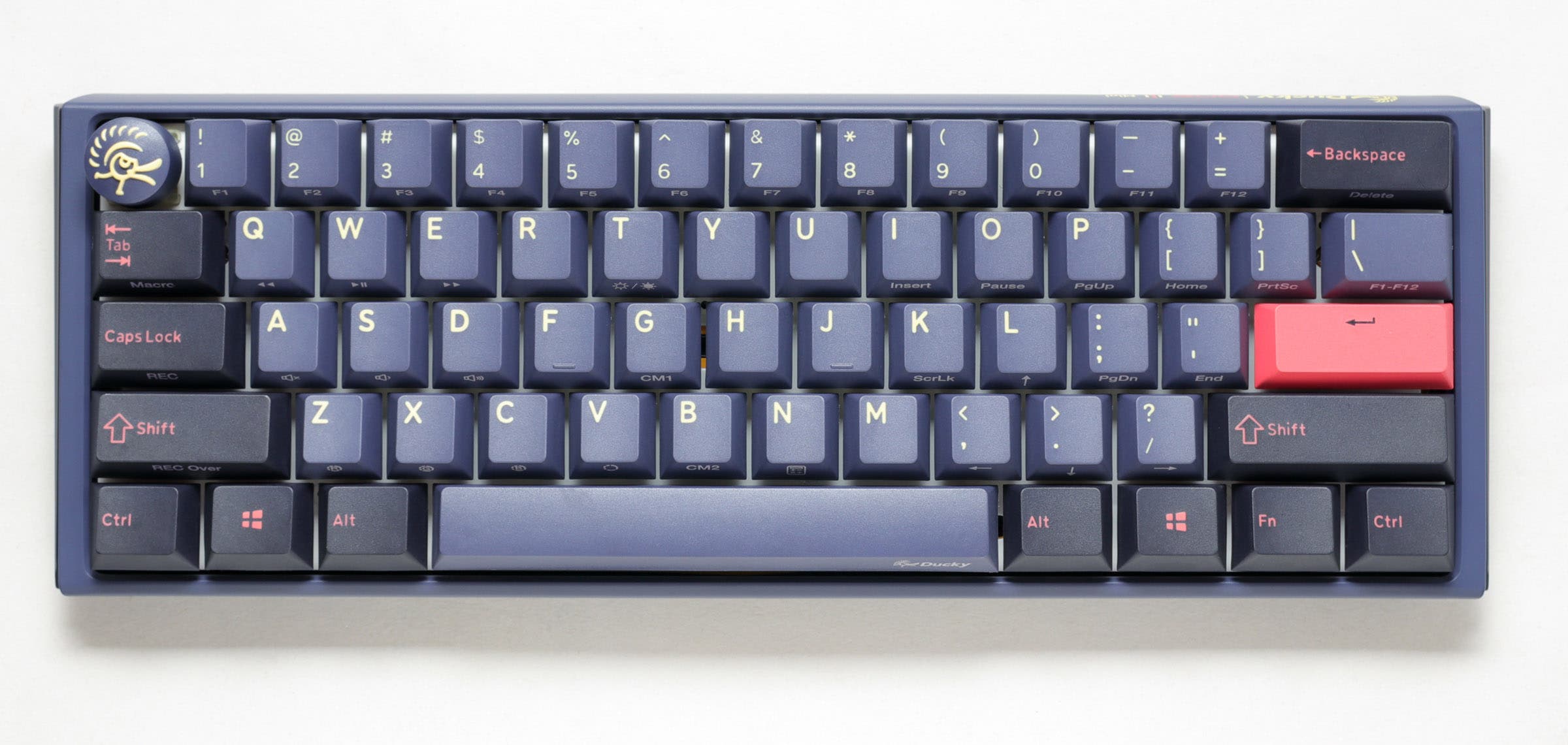 Ducky One 3 Mini Cosmic Blue 60% Hotswap RGB Double Shot PBT QUACK Mechanical Keyboard