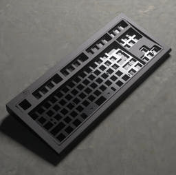 Vortex Model M SSK WK 7u Aluminum Barebones TKL Hotswap RGB DIY Keyboard Kit as variant: Black