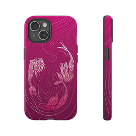 Product image for Mermaid Pink - Tough Phone Case - iPhone 15