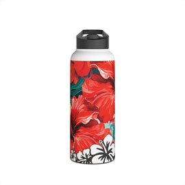 Product image for Hibiscus - Insulated Water Bottle - 950ml / Straw