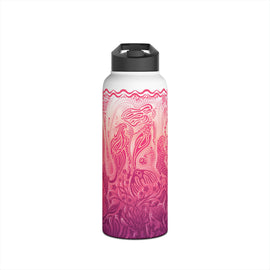 Product image for Mermaid Pink - Insulated Water Bottle - 950ml / Straw