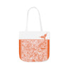 Ocean Orange Tote Bag / White / 46cm x 46cm (L) / Side 1