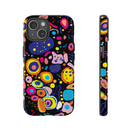 Product image for Playful Pizzazz Dark - Tough Phone Case - iPhone 15