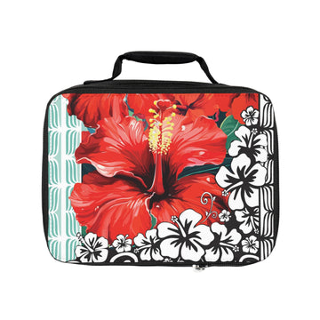 Hibiscus - Insulated Lunchbox - Front View