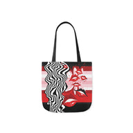 Kissable Tote Bag / Black / 33cm x 33cm (S) / Side 1