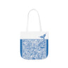 Ocean Blue Tote Bag / White /41cm x 41cm (M) / Side 1