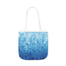Mermaid Blue Tote Bag / White / 46cm x 46cm (L) / Side 1