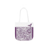 Ocean Purple Tote Bag / White / 33cm x 33cm (S) / Side 2