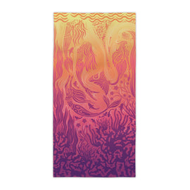 Product image for Mermaid Sunset - Beach Towel - 81cm x 155cm (L)