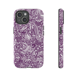 Product image for Ocean Purple Dark - Tough Phone Case - iPhone 15