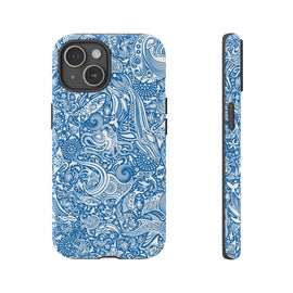 Product image for Ocean Blue Dark - Tough Phone Case - iPhone 15