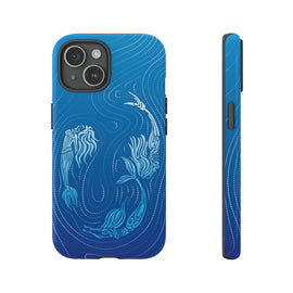 Product image for Mermaid Blue - Tough Phone Case - iPhone 15
