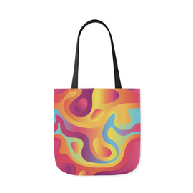 Marmalade Swirl Tote Bag / Black / 46cm x 46cm (L) / Side 1