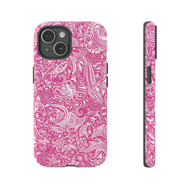 Product image for Ocean Pink Dark - Tough Phone Case - iPhone 15