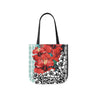 Hibiscus Tote Bag / Black / 41cm x 41cm (M) / Side 1