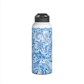 Product image for Ocean Blue - Insulated Water Bottle - 950ml / Straw