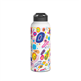 Product image for Playful Pizzazz - Insulated Water Bottle - 950ml / Straw