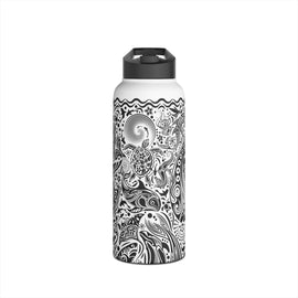 Product image for Ocean Black - Insulated Water Bottle - 950ml / Straw