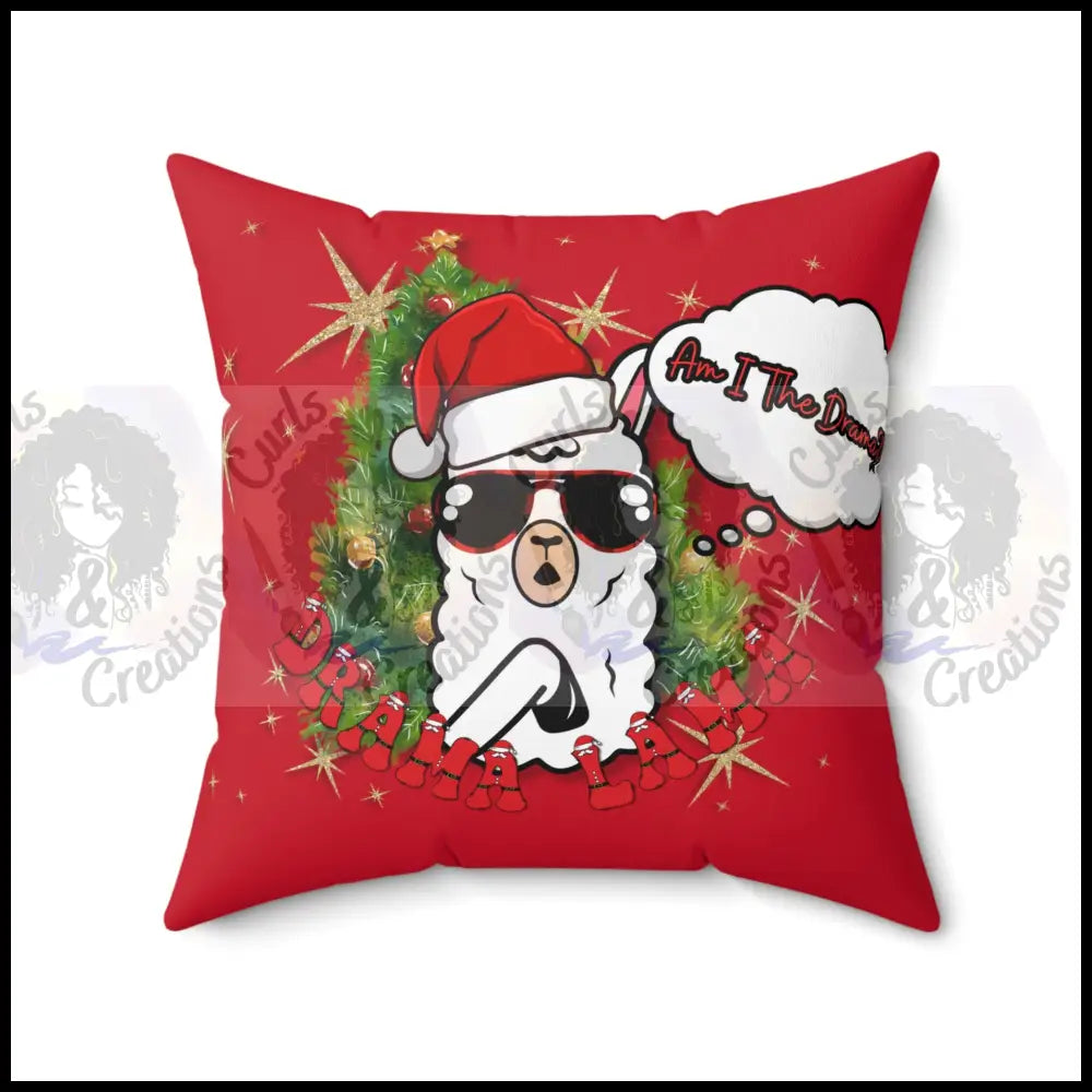 Am I The Drama - Spun Polyester Square Pillow