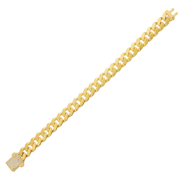 Sterling Silver Chain Bracelet in Gold Plated
