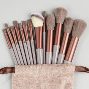 8/13PCS Makeup Brushes Set Fluffy Soft  for Beauty Cosmetics Foundation Blush Eyeshadow Kabuki Blending Makeup Brush Tools - Tamnz
