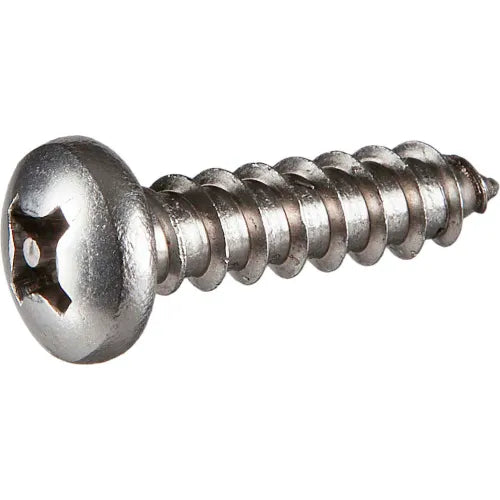 Sheet Metal Screws Pan Head Pin In Phillips 18/8 Stainless Steel 8 X 3/4
