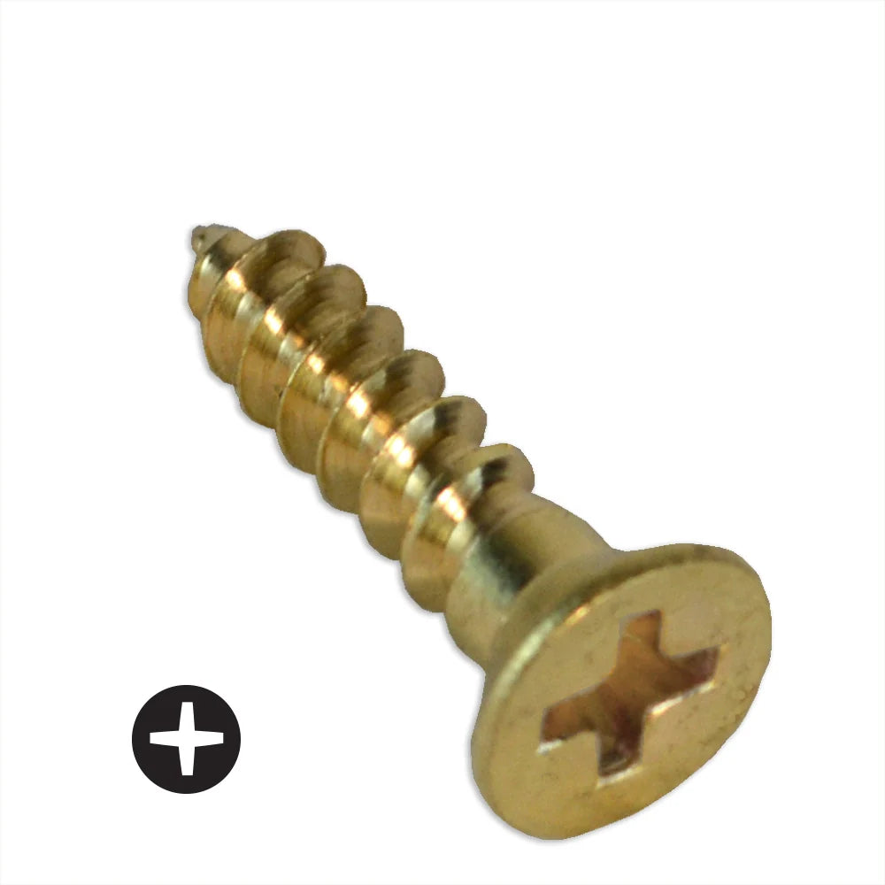 Wood Screws Deep Thread Phillips Drive Flat Head 2/3 Threaded Steel Zinc Plated 8-15 X 1 1/4