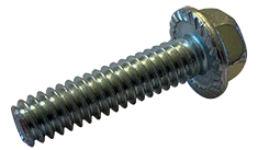 Flange Bolts Serrated Hex Washer Case Hardened Zinc 8-32 X 1/2