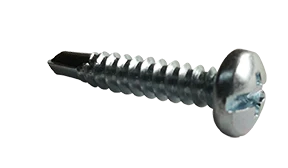Self Drilling Screws Combo Pan #2 Point Steel Zinc 8 X 1/2