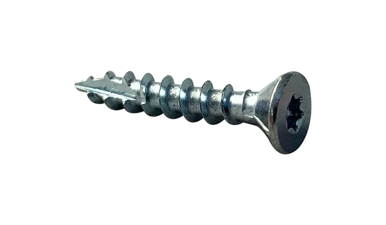 Wood Screws Deep Thread Combo Square Phillips Drive Flat Head No Nibs Fully Threaded Zinc Bake 6 X 1
