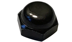Acorn Nuts Steel Black Oxide 1/4-20