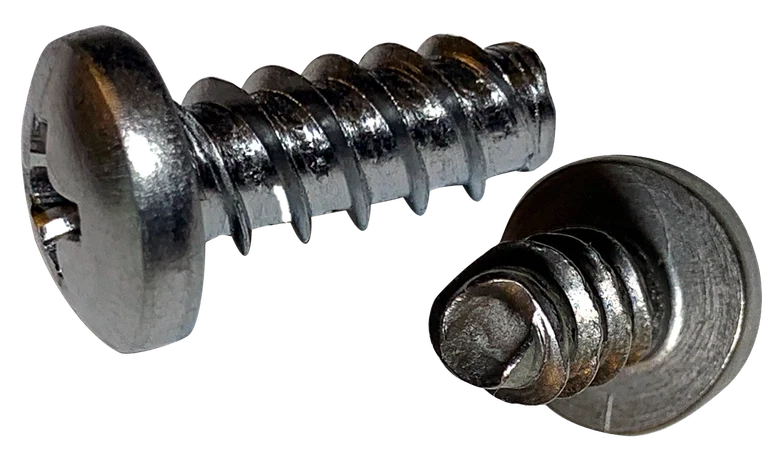Thread Rolling Screws Phillips Pan Head 410 Stainless Steel Tri-Lobe 48-2 #6-19 X 3/8 Plastite Screws Alternative