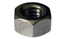 Hex Nuts Grade 2 Steel Plain 1 3/8-12