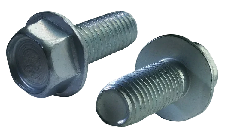 Thread Rolling Screws Unslotted Indented Hex Washer Head Steel Zinc & Waxed Tri-Lobe 1/2-13 X 1-1/2 Taptite Screws Alternative