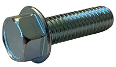 Machine Screws Unslotted Indented Hex Washer Zinc Plated 3/8-16 X 2 1/2