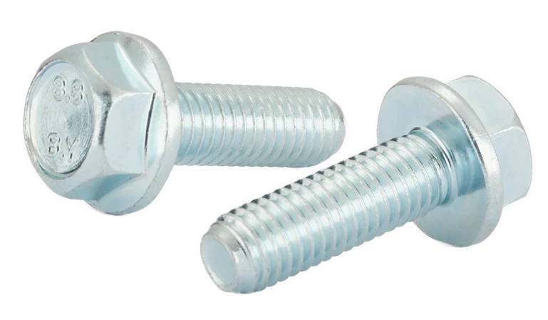 Hex Head Cap Screws DIN 6921 8.8 Steel Zinc M6-1 X 16