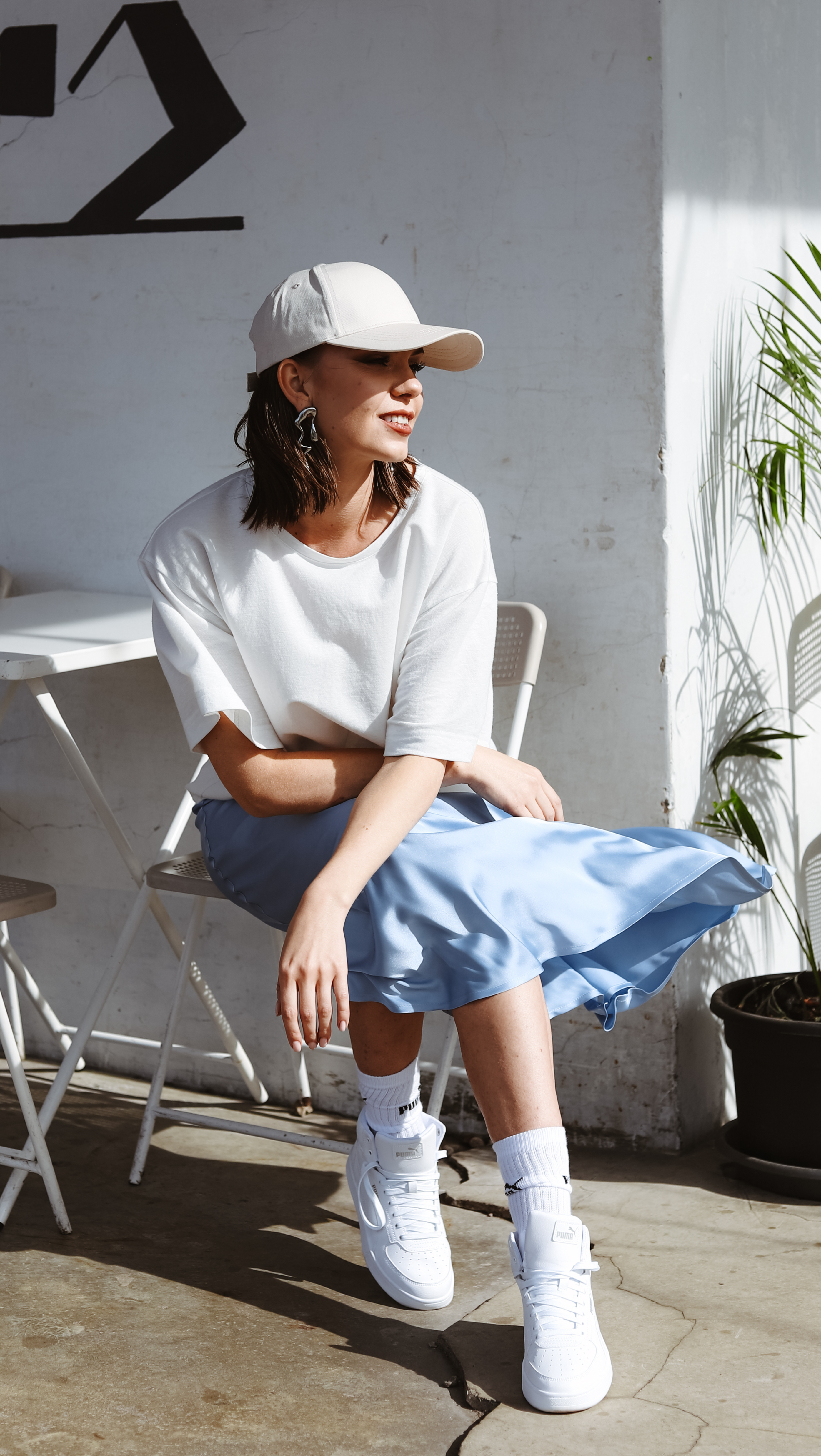 Midi skirt Sky Blue