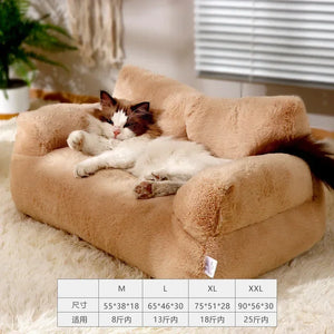 Cozy Pet Sofa - Pawsitive Vibes Palace