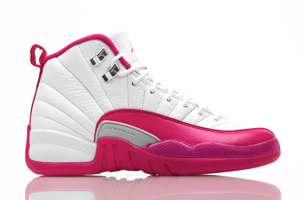 grey pink and white 12s