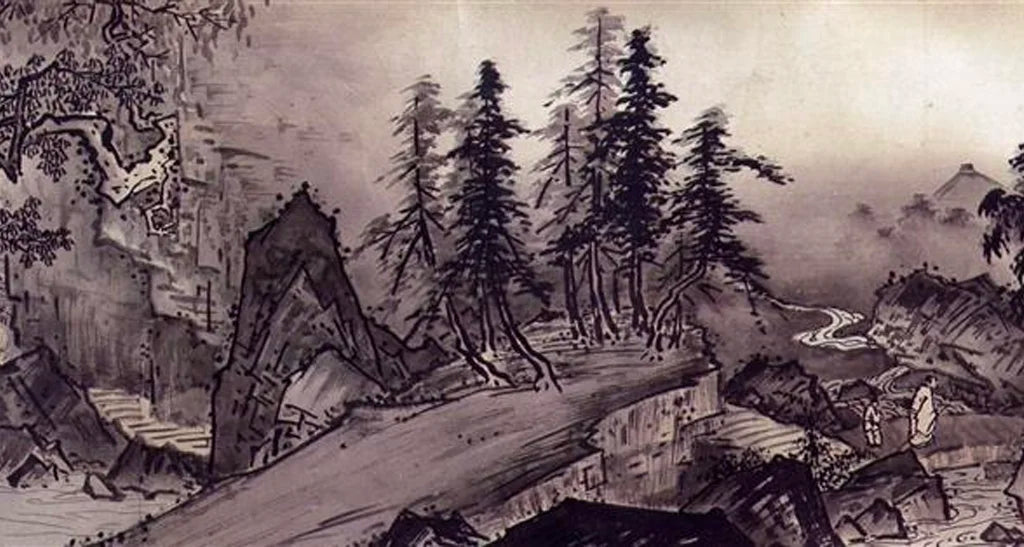 Sansui Chokan (Long rouleau de paysages) – Sesshū Tōyō