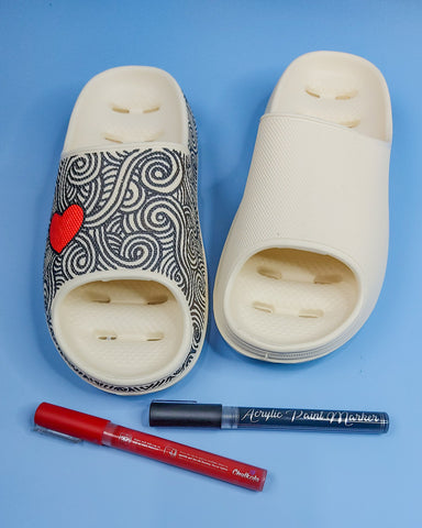 78 Painting Ideas - Paint On Rubber Slippers