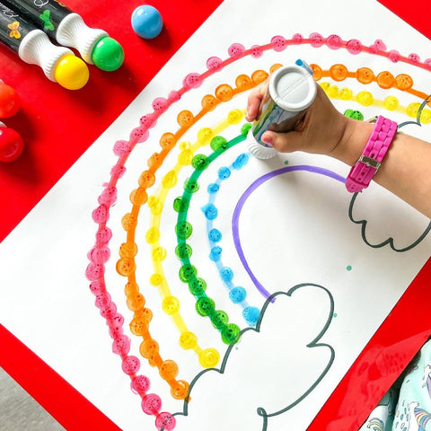 78 Painting Ideas - Rainbow Painting For Kids