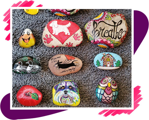 Rock Painting Ideas to Get You Started! - Chalkola - Chalkola Art Supply