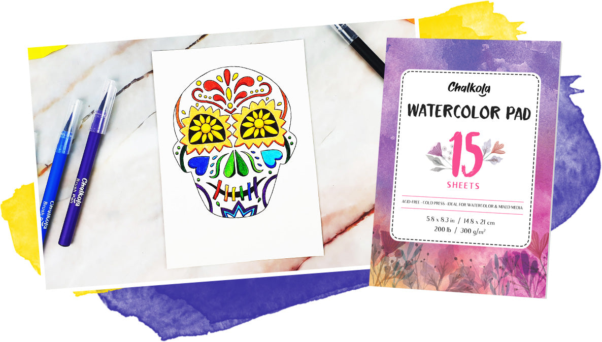 Get Inspired with These Watercolor Brush Pen Projects - Chalkola - Chalkola  Art Supply